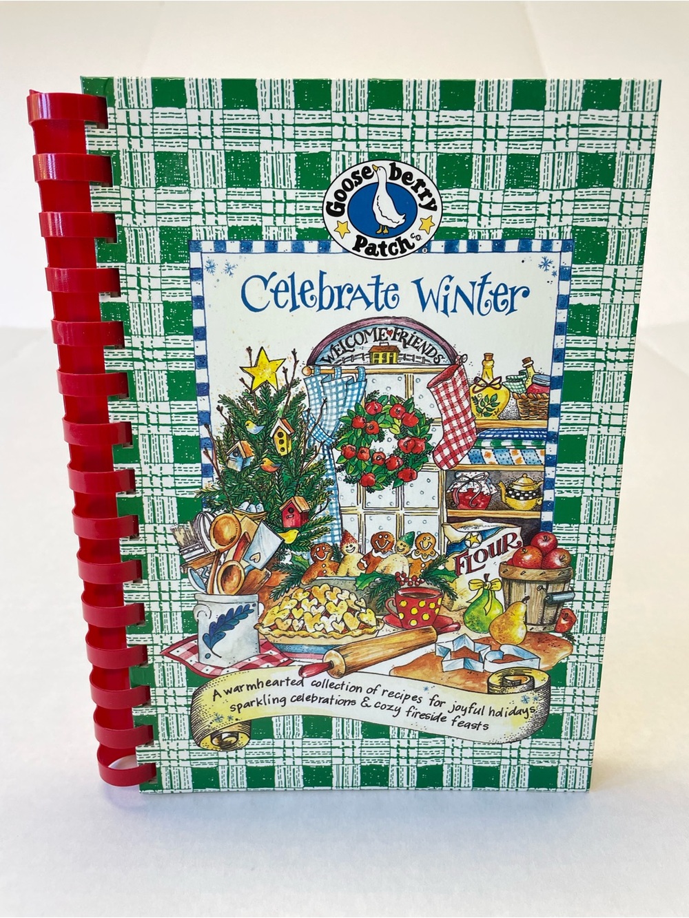 Gooseberry Patch Celebrate Winter Cookbook Fireside Feasts Cottagecore Gingham